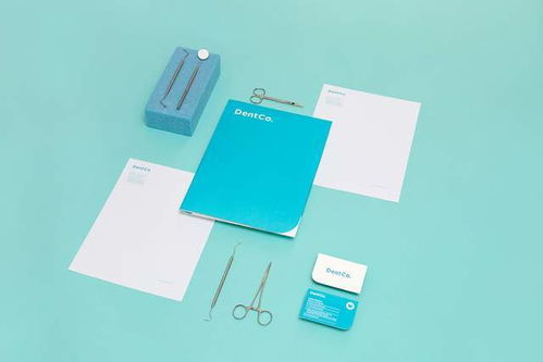 平面設計 dentco 牙科融資公司品牌形象設計
